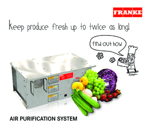 Franke: Air Purification System. Keep produce fresh up to twice as long! Find out how.
