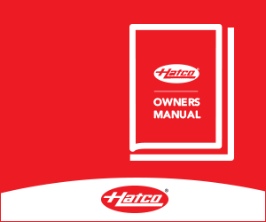 Hatco. Turn it on. Forget about it. Now That's Dependable.