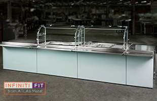 INFINITI FIT modular serving line from Atlas.