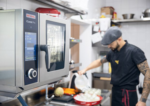 RATIONAL can show you how to set up a full-service, hot-and-cold kitchen in a small space.