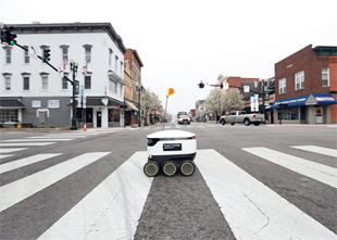 Robots are making food deliveries on college campuses