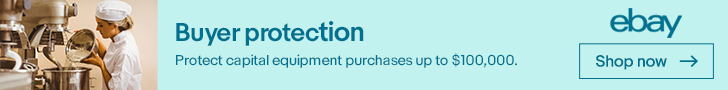 eBay Buyer Protection. Protect capital equipment purchases up to $100,000. Shop now.