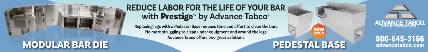 Reduce labo9r for the life of your bar with Prestige by Advance Tabco. Find out more.