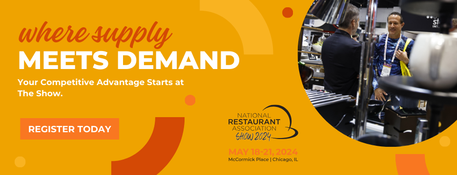 National Restaurant Association Show 2024, May 18-21, McCormic Place, Chicago, Il. Where Supply Meets Demand.Your competitive advantage starts at the show. Register today.