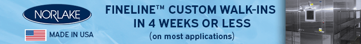 Fineline Custom Walk-Ins in 4 weeks or less from NORLAKE. Any shape, any size, any finish. Discover more.
