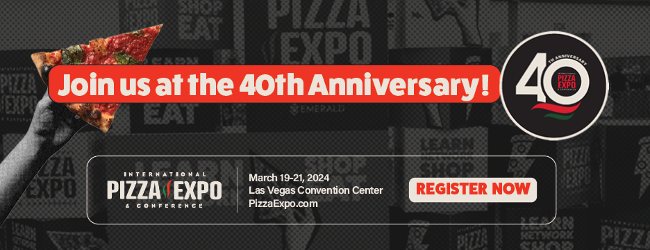 Pizza Expo, March 19-21, 2024, Las Vegas Convention Center. Join us at the 40th anniversary. PizzaExpo.com