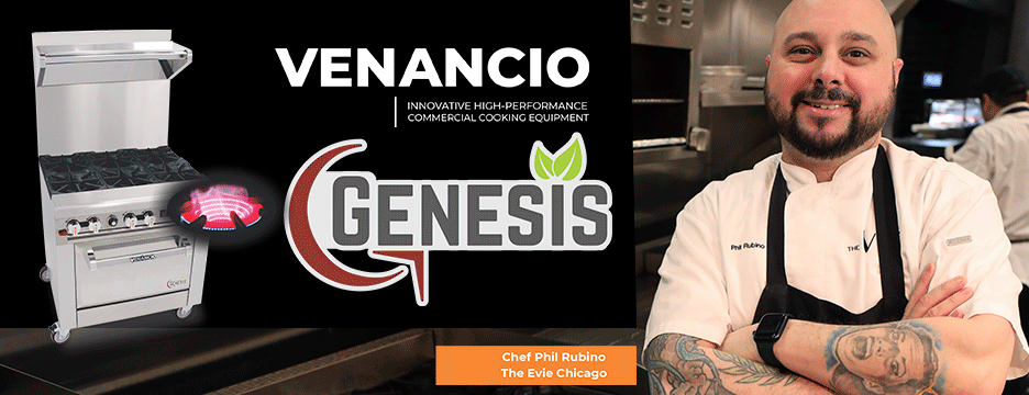 Venancio Genesis, Where passion meets performance! Innovative High performance cooking technology. Find out more.