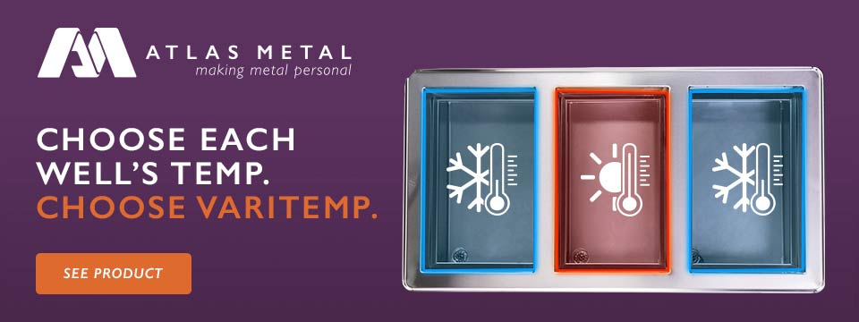 Choose each wells temp. Choose Varitemp from Atlas Metal. See product.