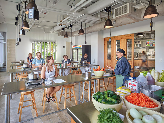 commercial teaching kitchen design