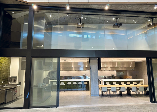 Cal Poly culinary school facility foyer