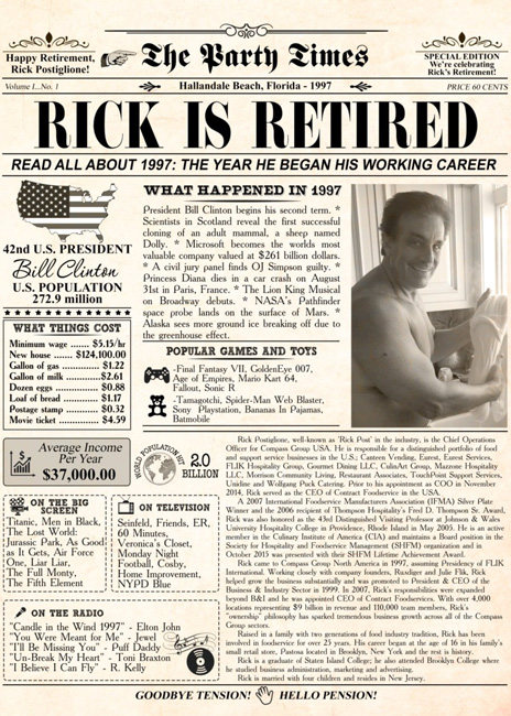  Rick Post’s (premature) retirement announcement