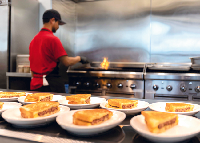 At Indiana University, offering food  that connects with the almost 100 different  cultures that make up its student body  is vital. 