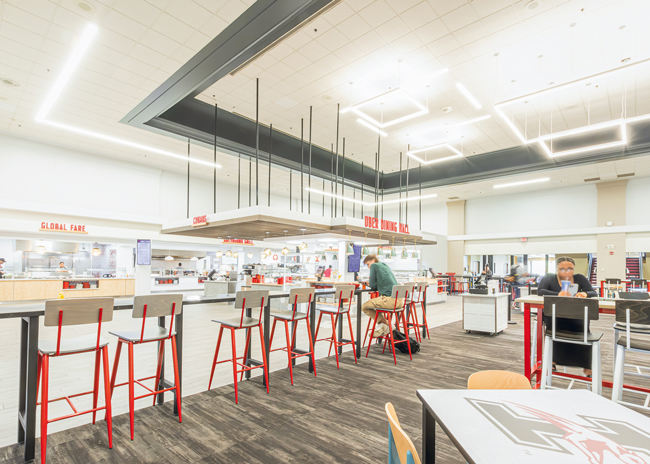 Customers come to Cravings for comfort foods that culinary staff prepare in the kitchen in small batches throughout the day and display in food wells at the station.