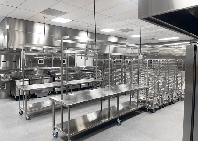 Keeping the kitchen spotless prolongs the life of the equipment and enhances the work environment. Photo by Marcin Zmiejko