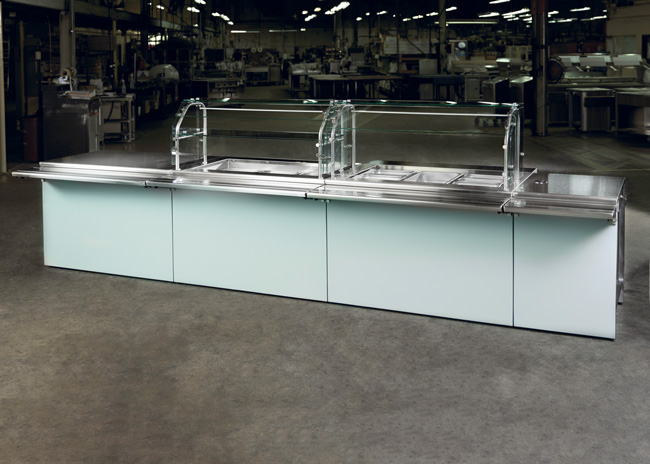 INFINITI FIT is the counter concept that provides an unprecedented level of simplicity, elegance and flexibility to servery design.