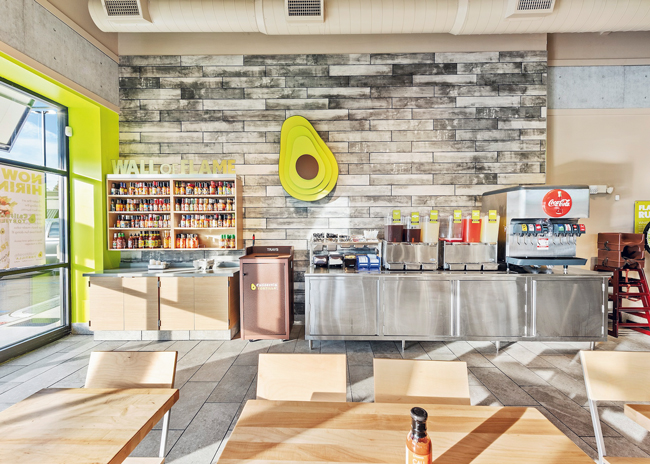 The chain removed its large soda machine that offered dozens of choices in favor of a simpler fountain model and bubblers with agua frescas.