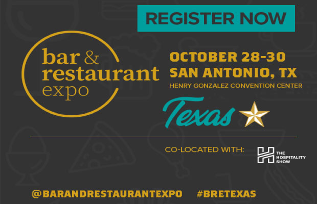 Bar & Restaurant Expo, October 28-30, San Antonio Texas.