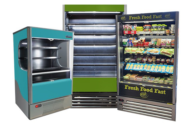 Open-air and grab-and-go merchandisers from Ojeda.