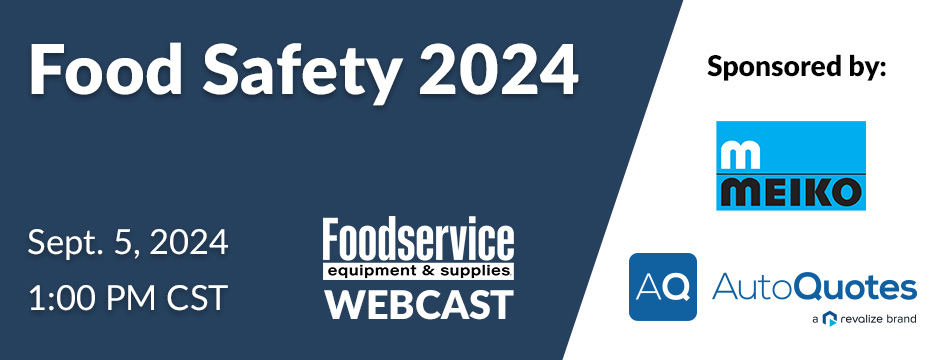 Webcast: Food Safety 2024, September 5, 2024, 1:00PM Central.Register now!