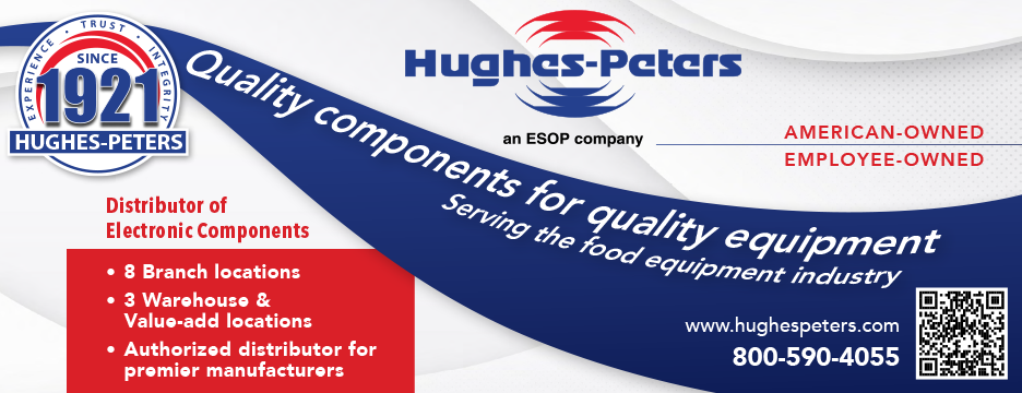 Hughes-Peters Distributor of Electronic Components. Quality Components for Quality Equipment in the food equipment industry. Authorized distributor for premier manufacturers.