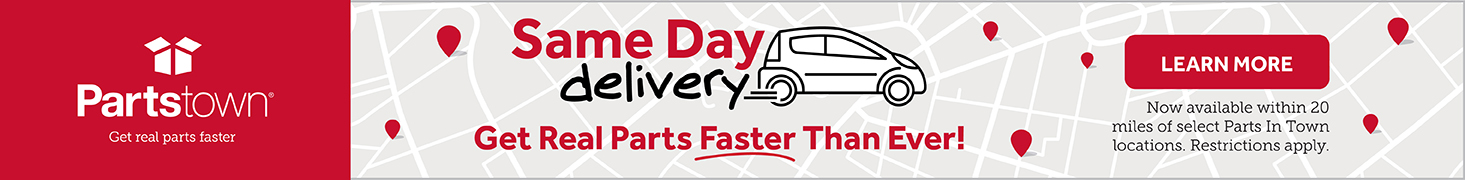 Partstown Same Day Delivery -> Learn More
