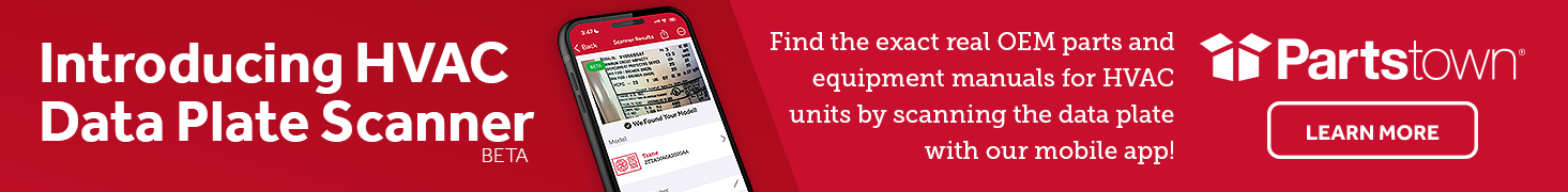 Partstown HVAC Data Plate Scanner -> learn more