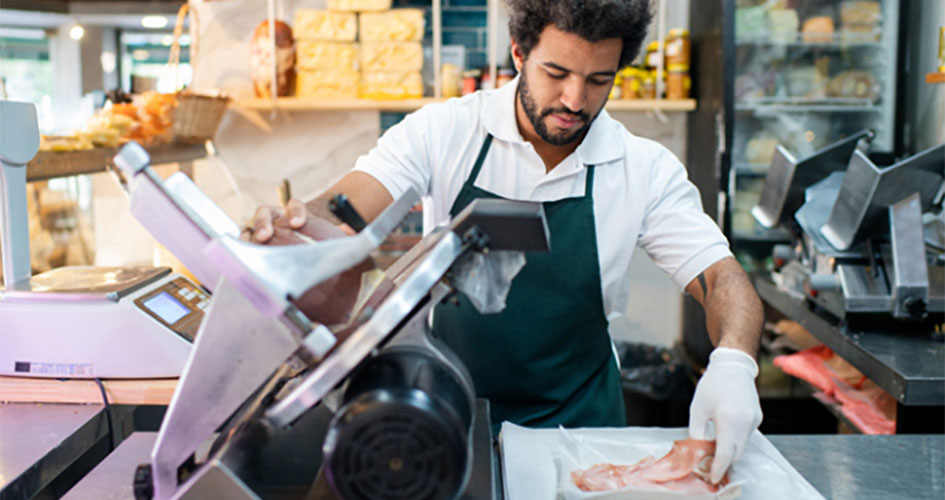Operating a Deli Slicer