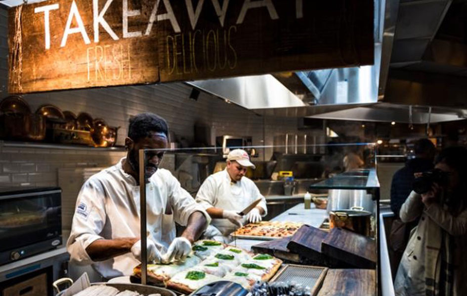 Open Kitchen at Takeaway counter