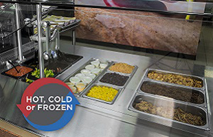 Food Well with Hot, Cold or Frozen items