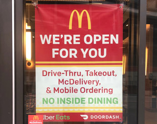 McDonald's transitioning to takeout and delivery during coronavirus crisis