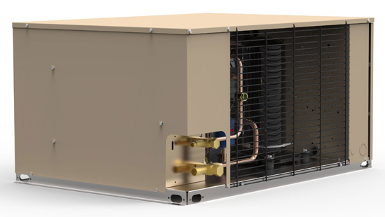 Heatcraft HTS.jpg: Heatcraft’s new model 1/2 - 6 HP air-cooled condensing unit