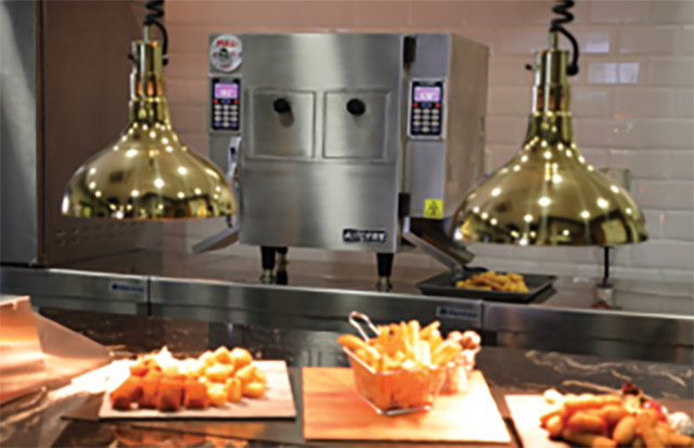AutoFry Ventless Fryer from MTI with Fried Appetizers