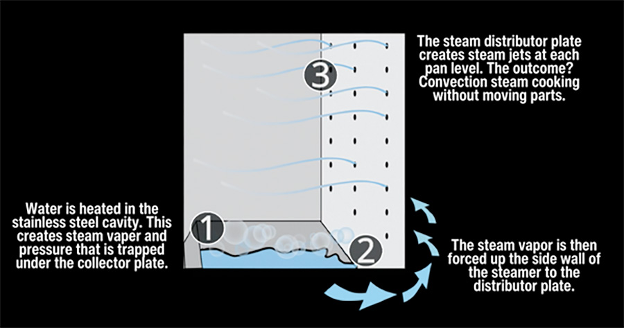 Here’s how Steam Vector Technology works.