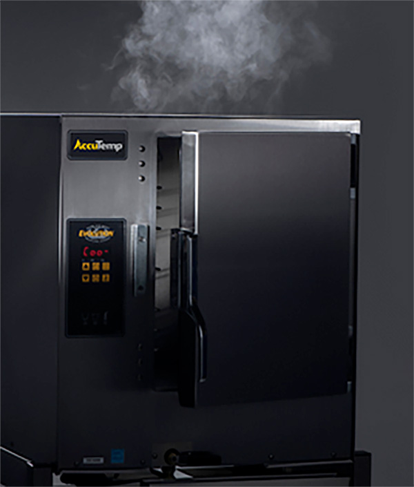 The Evolution steamer delivers speed, performance and cost savings.