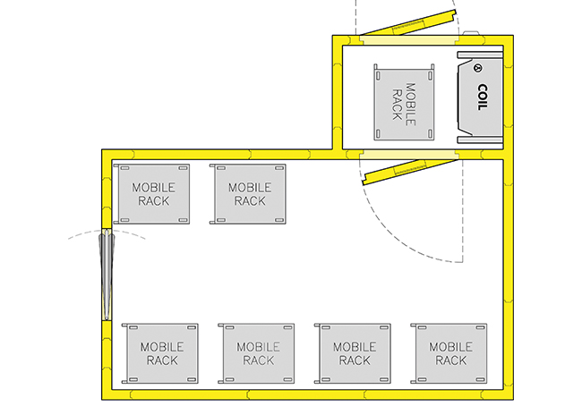 Custom built to customer specs.