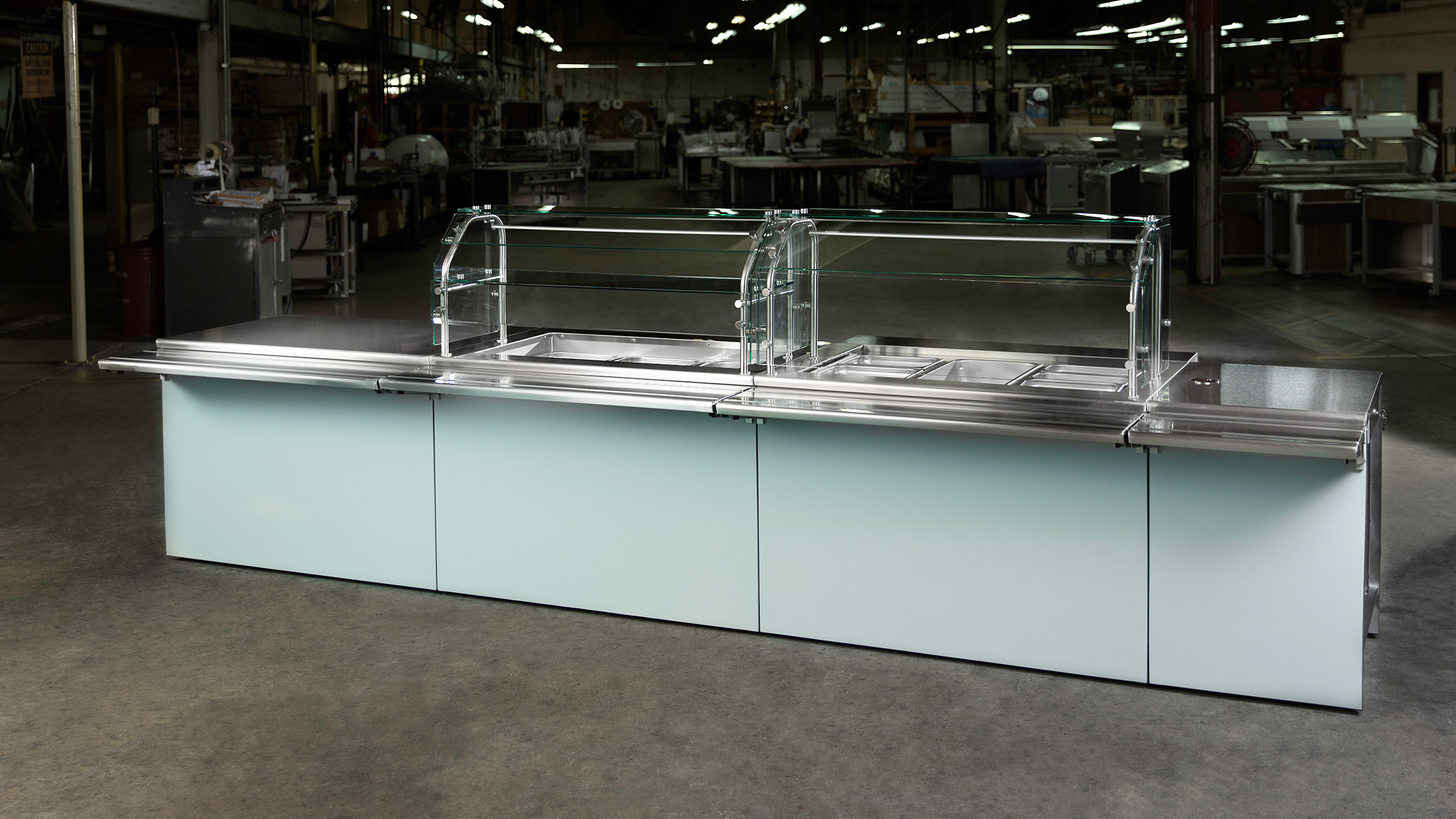 INFINITI is the counter concept that provides an unprecedented level of simplicity, elegance and flexibility to servery design.