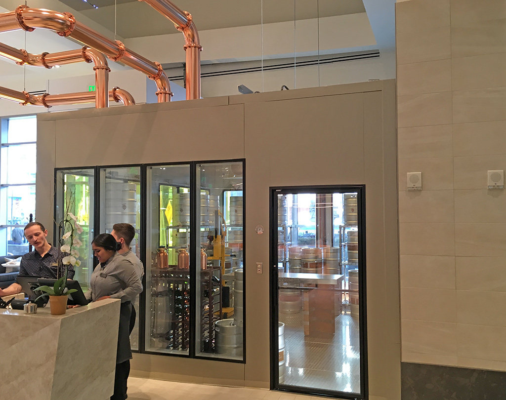 Thermo-Kool designed and manufactured this custom beer cooler for the Former Saint Craft Kitchen and Taps located inside the Hyatt Regency Denver.