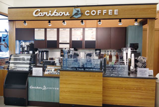 Caribou-Coffee-stand