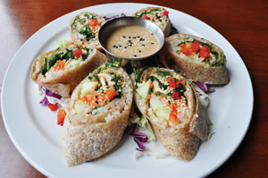 Native Foods Cafe Saigon Rolls