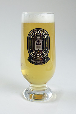 sc glass with cider