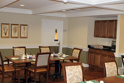 Ohio Presbyterian dining room