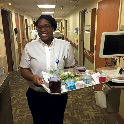 Taking On Room Service At Syosset Hospital In Long Island