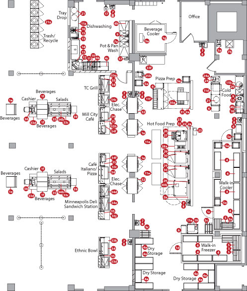 Roosevelt High School floorplan