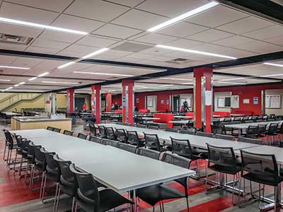 Linn-Mar dining-area archits