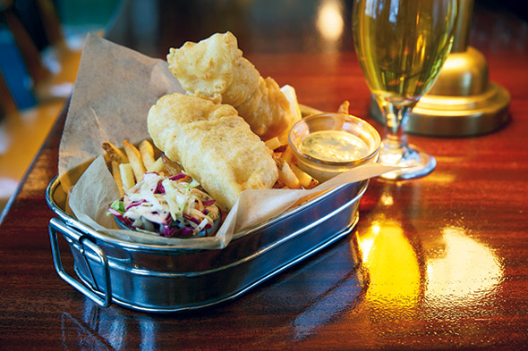 Beer Battered Fish and Chips Joel Benjamin