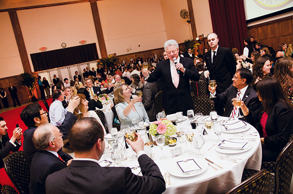 catering UMass state dinner