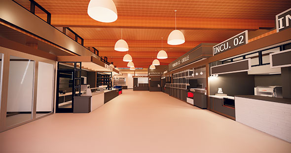 BIM Food Hall Ricca Design