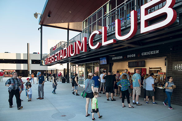 Impact Field Stadium Club Exterior