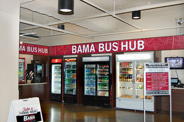 Bama dining bus hub market