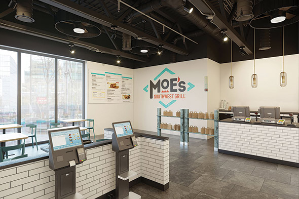 functional moes southwest grill launches first all digital kiosk only design